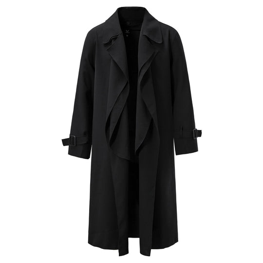 Damen Trenchcoat mit asymmetrischem Reversdesign und praktischen verstellbaren Ärmeln EB