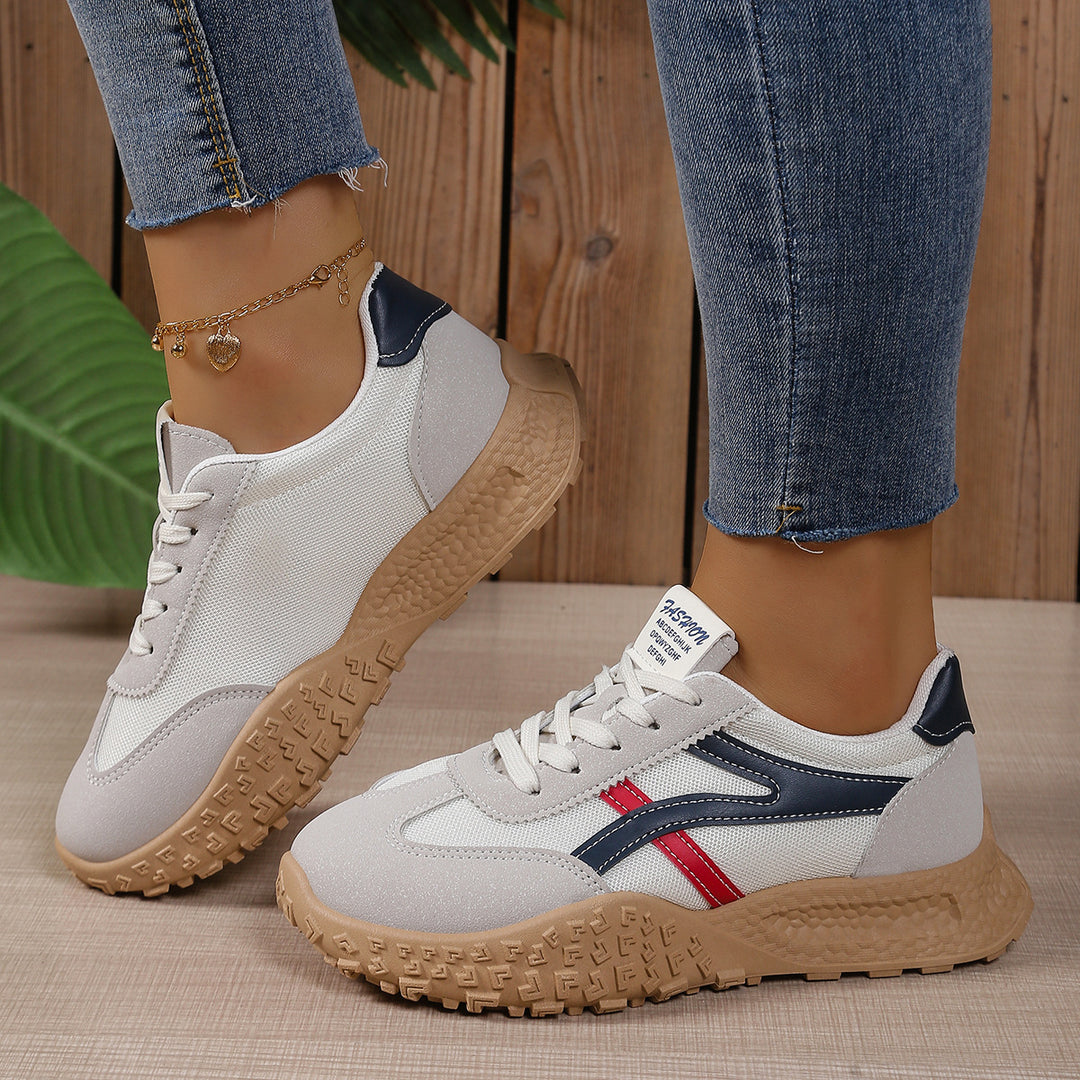 Damen Sportliche Laufschuhe mit rutschfester Sohle und atmungsaktivem Obermaterial EB