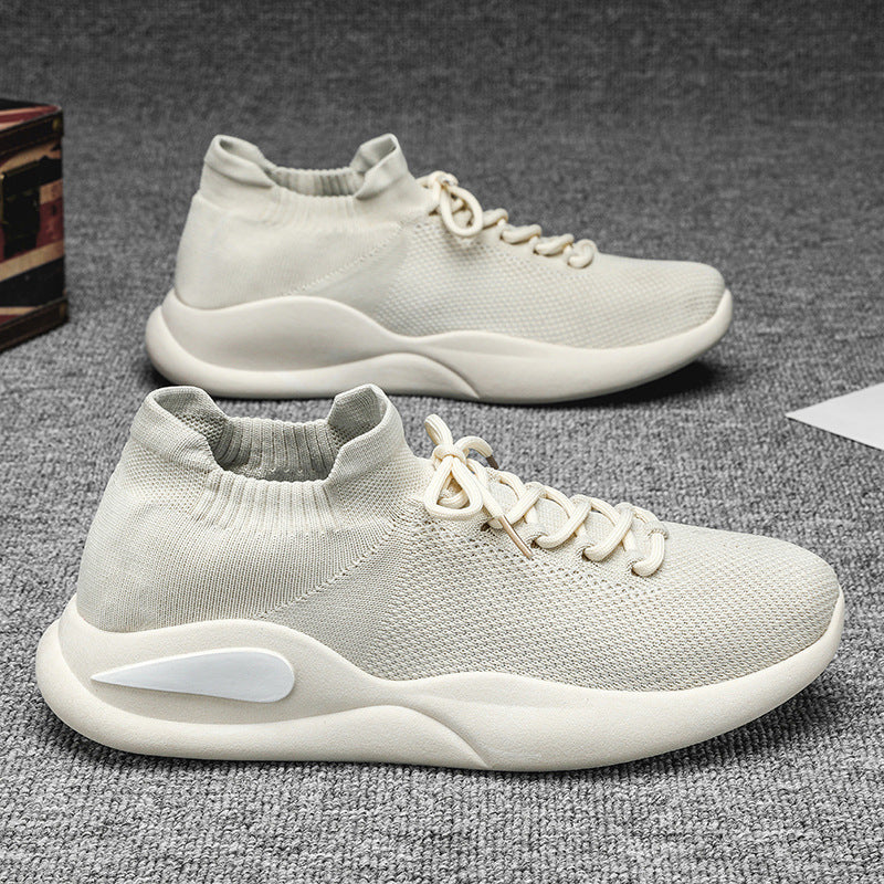 Damen Komfortable Strick-Sneaker mit atmungsaktiver Mesh-Oberfläche EB