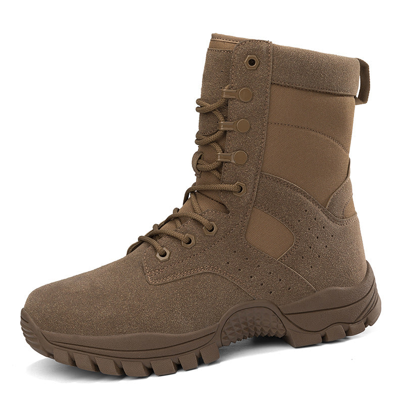 Herren Tactical Stiefel mit hohem Knöchelschutz und rutschfester Sohle EB