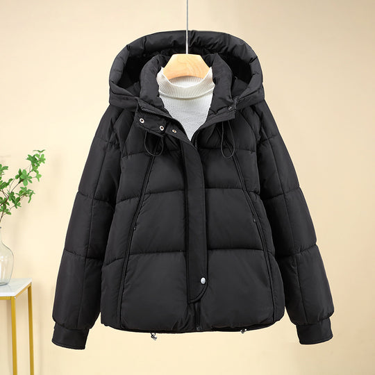 Damen hochwertige wattierte Funktionsjacke mit Kapuze und isolierenden Einsätzen EB