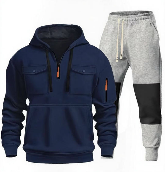 Herren funktionaler Sweatshirt- und Jogginghosen-Set EB