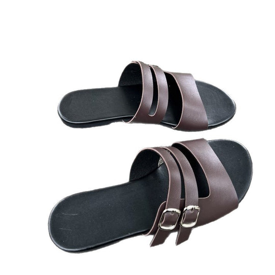 Damen Komfortable Doppelschnallen-Sandalen EB