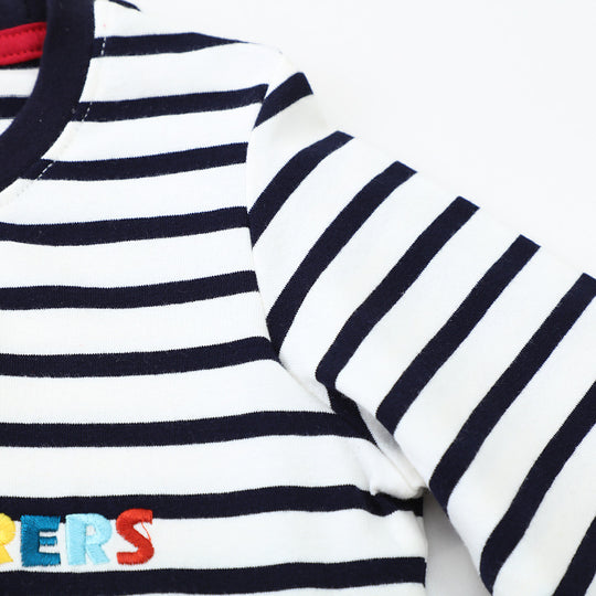 Jungen Langarmshirt mit Baumwollstoff und niedlichem Meerschweinchen-Motiv EB