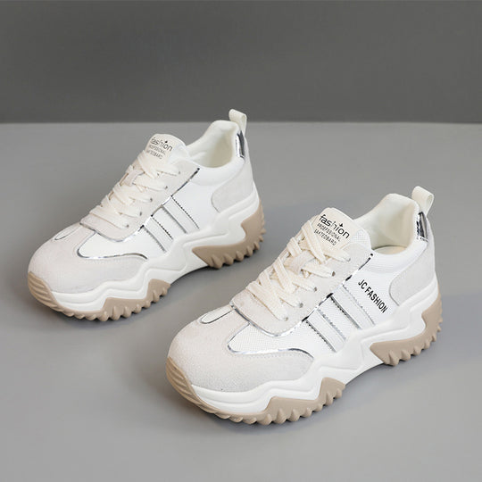 Damen Chunky Sneaker mit dämpfender Sohle und atmungsaktivem Obermaterial EB