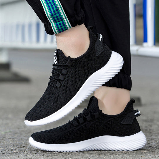 Damen Sportliche Mesh-Sneaker mit flexiblem Design EB