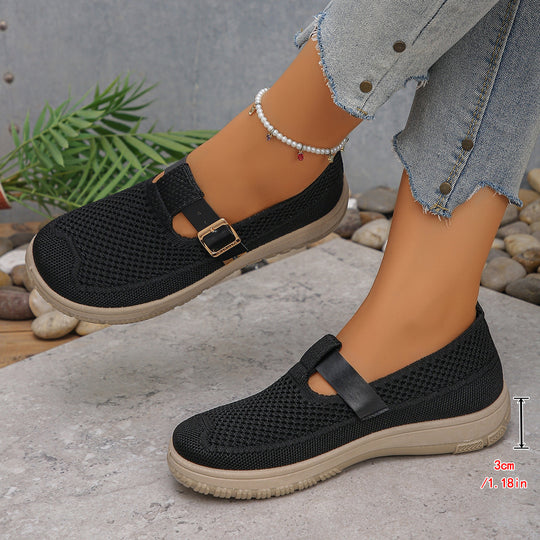 Damen atmungsaktive Schnürschuhe mit sportlichem Design und komfortablem Fußbett EB
