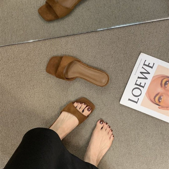 Damen elegante Mules mit modernem Design EB