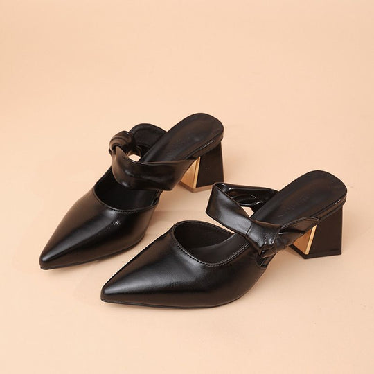 Damen Slingback High Heel Schuhe mit elegantem Riemchen EB