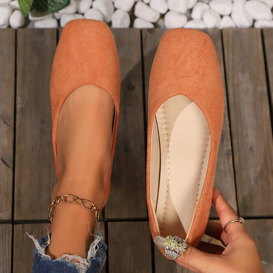 Damen Ballerinas im eleganten und minimalistischen Design mit anatomischer Fußbettung EB