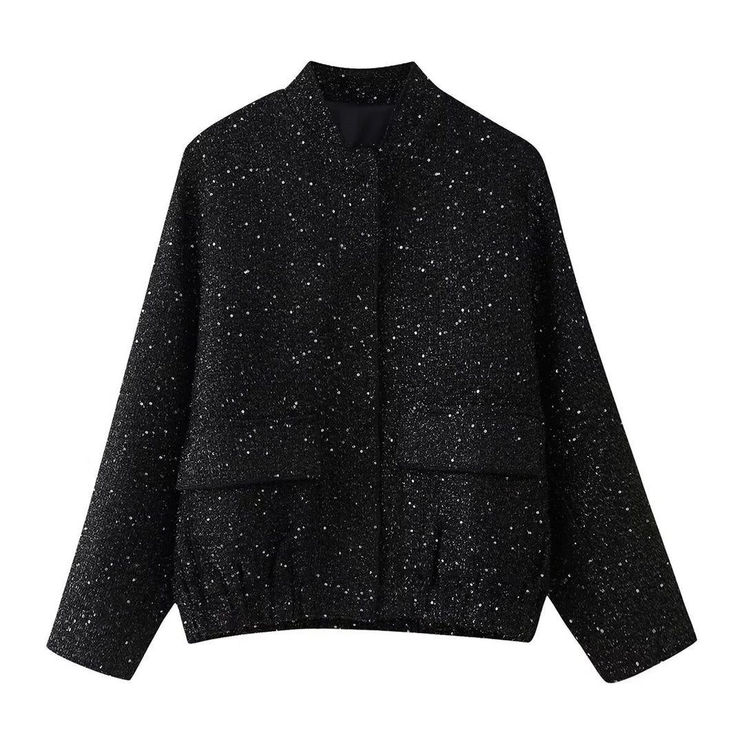 Damen Utility-Jacke mit elastischem Bund und aufgesetzten Taschen EB