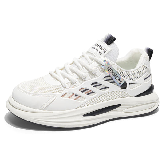 Damen Sportliche Lauf-Sneaker mit atmungsaktiver Mesh-Oberfläche und stoßdämpfendem Sohlenprofil EB