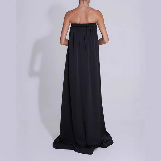 Damen Elegantes Maxikleid mit floralem Design und elastischem Oberteil EB
