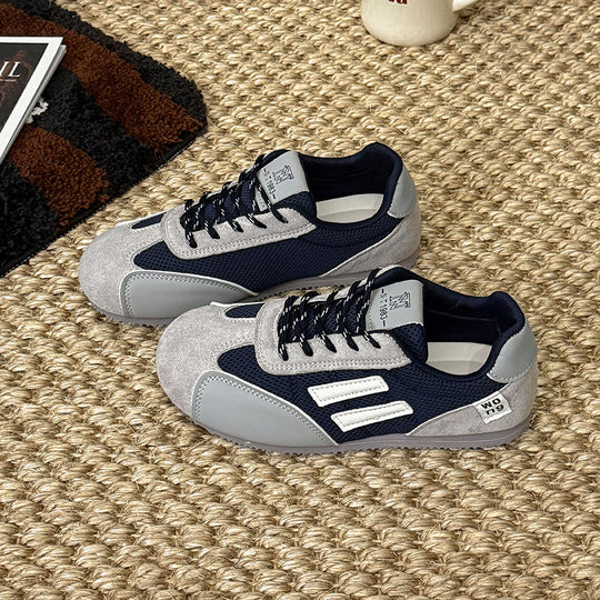 Damen sportliche Sneaker mit atmungsaktiver Mesh-Oberfläche und flexibler Sohle EB