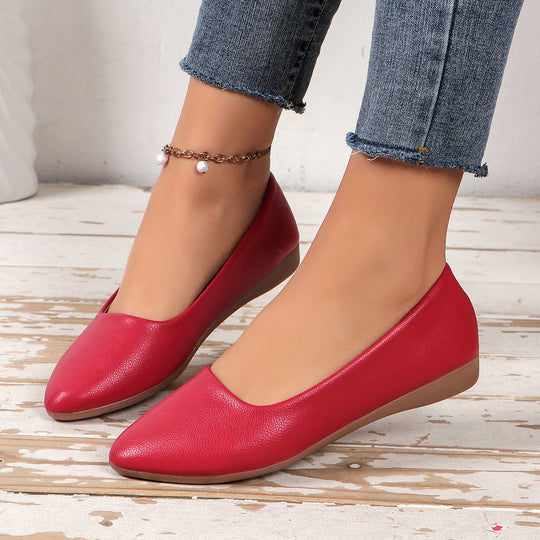 Damen Elegante Ballerinas mit zeitlosem Design und weichem Obermaterial EB