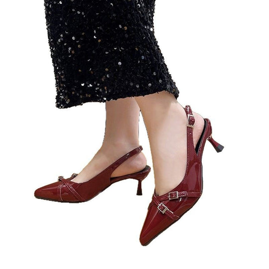 Damen Elegante Slingback-Pumps mit dezentem Schmuckdetail EB