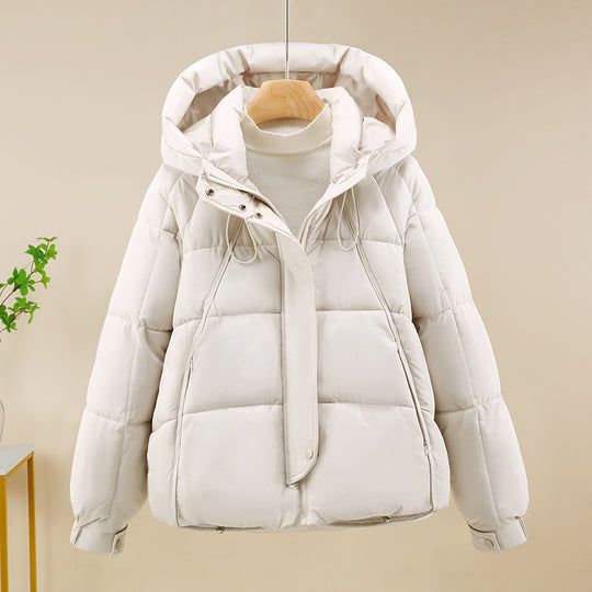 Damen hochwertige wattierte Funktionsjacke mit Kapuze und isolierenden Einsätzen EB