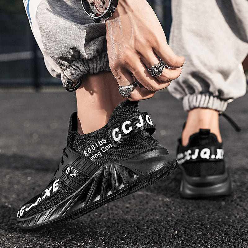 Damen Sportliche Netz-Sneaker mit rutschfester Sohle und atmungsaktivem Obermaterial EB
