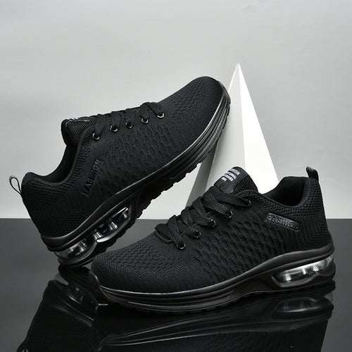 Damen Modische und bequeme Sneakers mit luftdurchlässiger Strick-Oberfläche und innovativem Dämpfungssystem EB