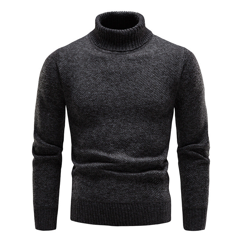 Herren Rollkragenpullover aus hochwertiger Wolle EB