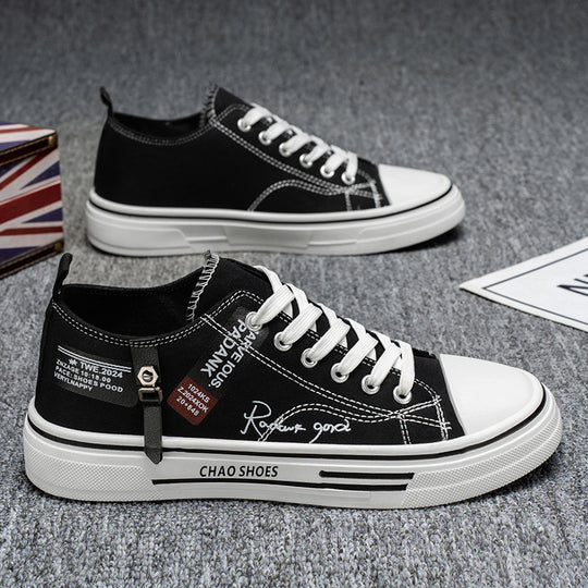 Damen lässige Sneakers aus strapazierfähigem Canvas mit modernem Design EB