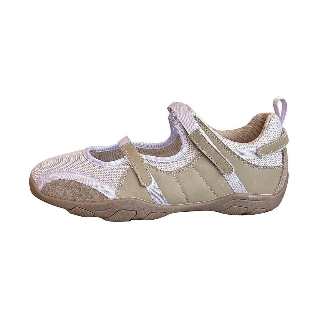 Damen Atmungsaktive Lauf- und Freizeitschuhe mit stilvollen Riemen und rutschfester Sohle EB