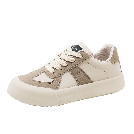 Damen Sportliche Sneakers mit kontrastierenden Materialien EB
