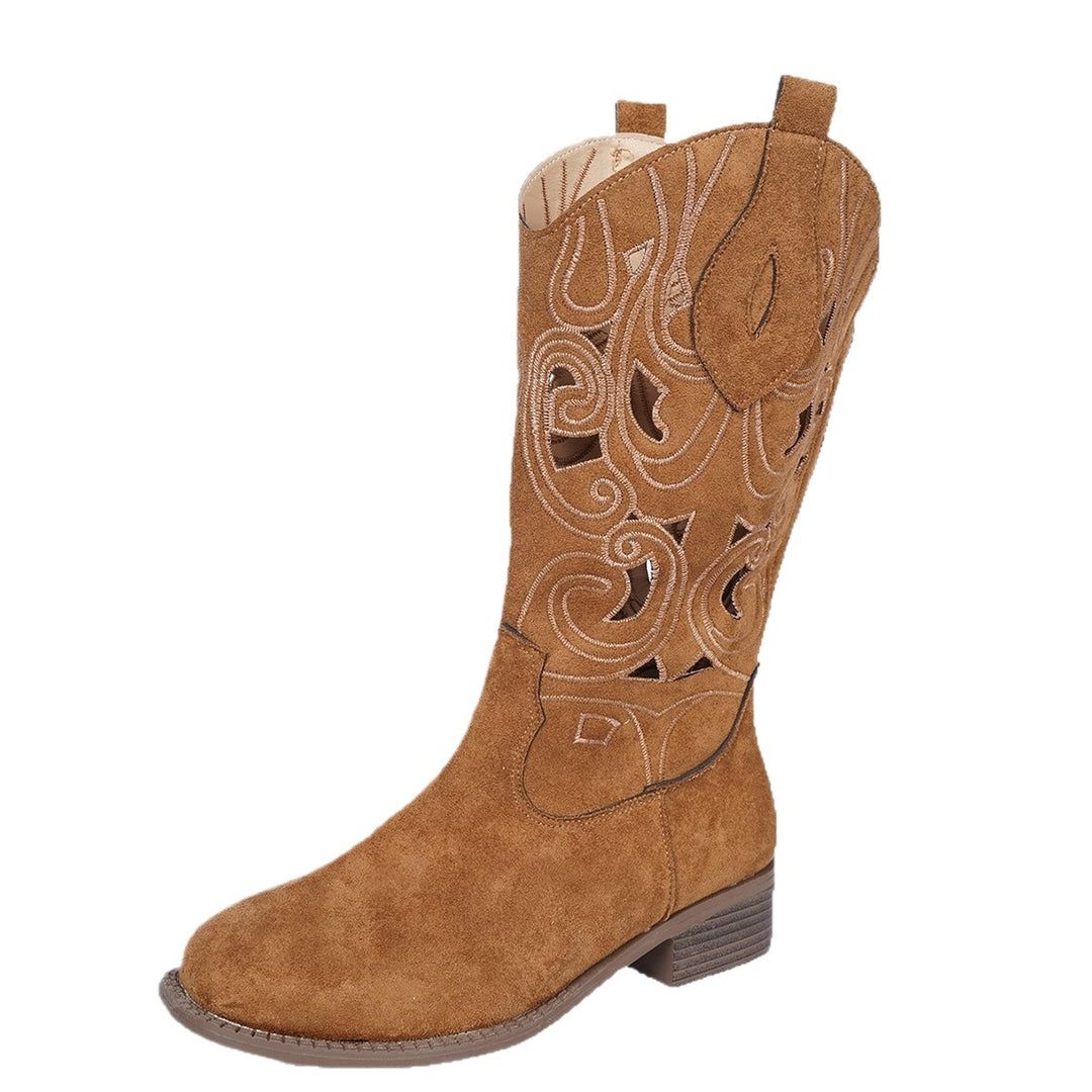 Damen Stiefel mit kunstvoller anatomischer Gestaltung EB