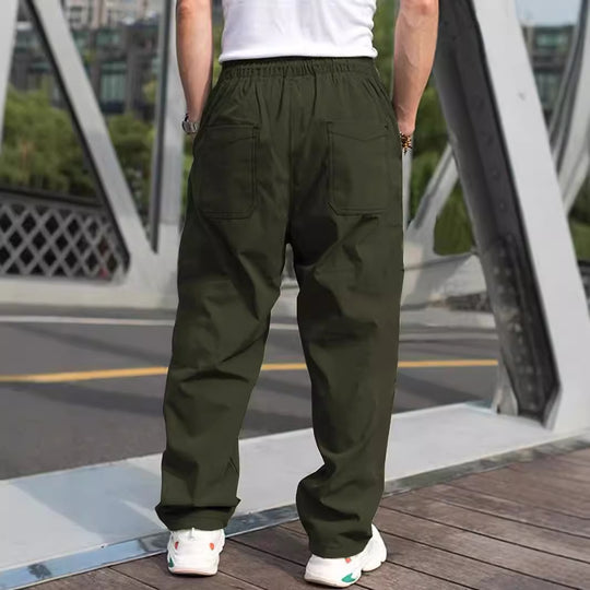 Herren lässige Cargohose mit elastischem Bund EB