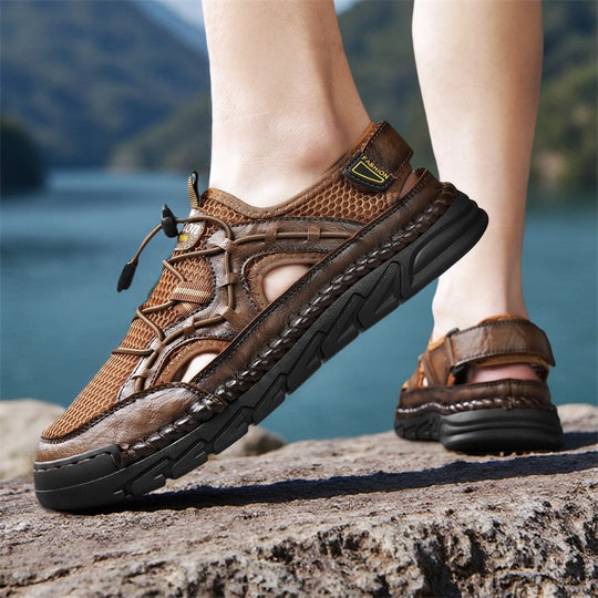 Herren Atmungsaktive Freizeitsandalen mit innovativem Schnellschnürsystem EB