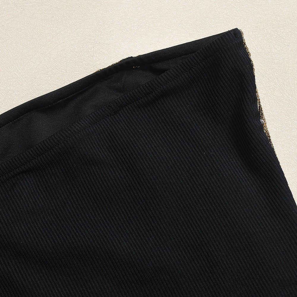 Damen Party Minikleid mit schimmerndem Pailletten-Effekt und figurbetontem Schnitt EB