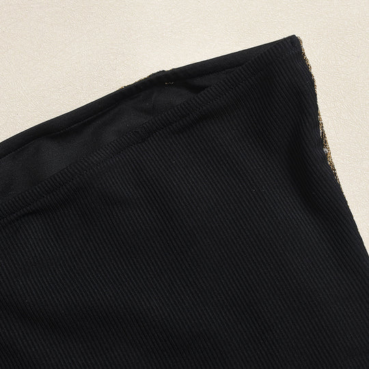 Damen Party Minikleid mit schimmerndem Pailletten-Effekt und figurbetontem Schnitt EB