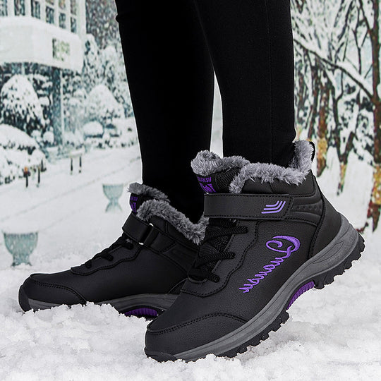 Damen Winterliche Stiefel mit isolierendem Futter und rutschfester Sohle EB