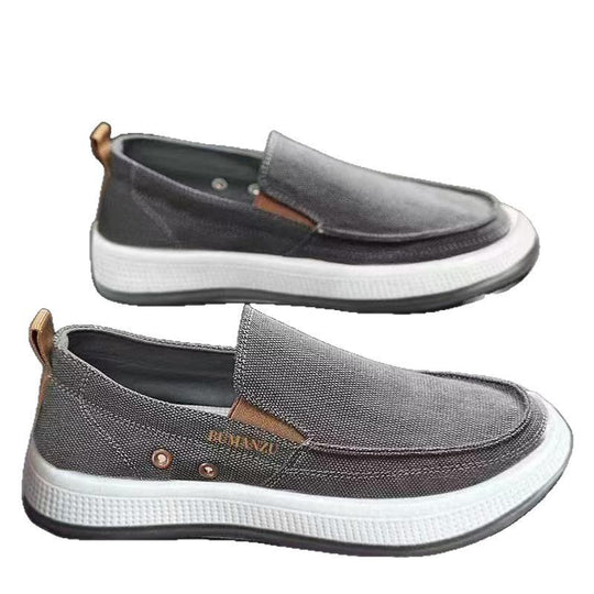 Damen Komfortable Slip-On Sneakers aus atmungsaktivem Material EB