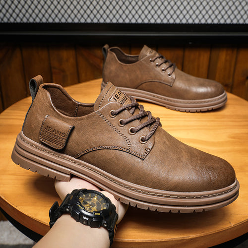 Damen Robuste Schnürschuhe aus hochwertigem Leder EB