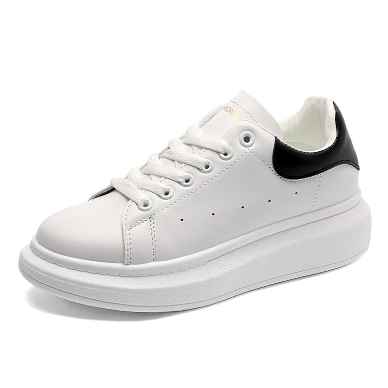Damen Modische Plattform-Sneakers mit hochgezogener Sohle EB