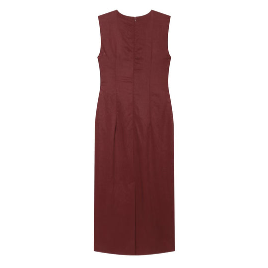 Damen Wickelkleid mit langem Saum EB