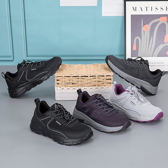 Damen Atmungsaktive Sport Sneakers mit rutschfester Sohle EB