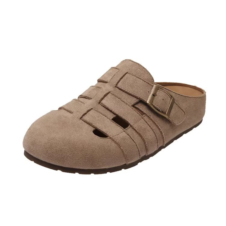 Damen Clogs mit modischem Riemendesign und weichem Innenfutter EB
