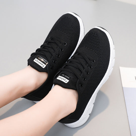 Damen Komfortable Freizeit-Laufschuhe mit atmungsaktivem Mesh und dynamischer Sohle EB