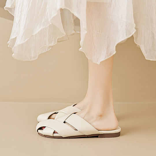 Damen elegante Clogs mit geschmackvollem Riemendesign EB