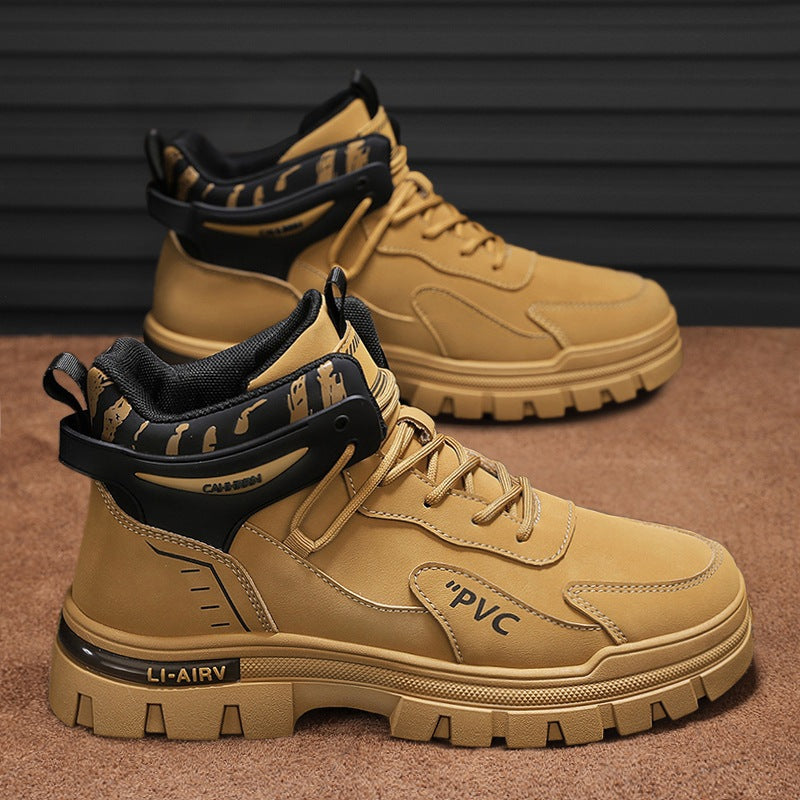Damen robuste High-Top Sneakers mit verstärkter Sohle und atmungsaktivem Obermaterial EB
