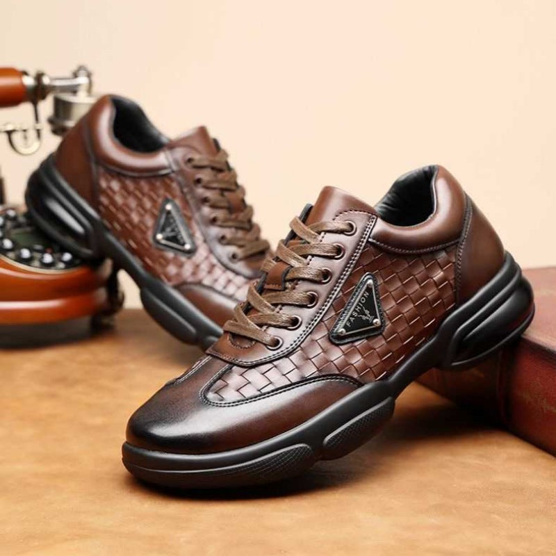 Herren Sportliche Sneakers mit geflochtenem Obermaterial von EB