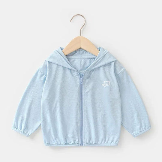 Unisex nan atmungsaktive Kleinkind Kapuzenzipjacke mit UV-Schutz und schnelltrocknendem Material EB