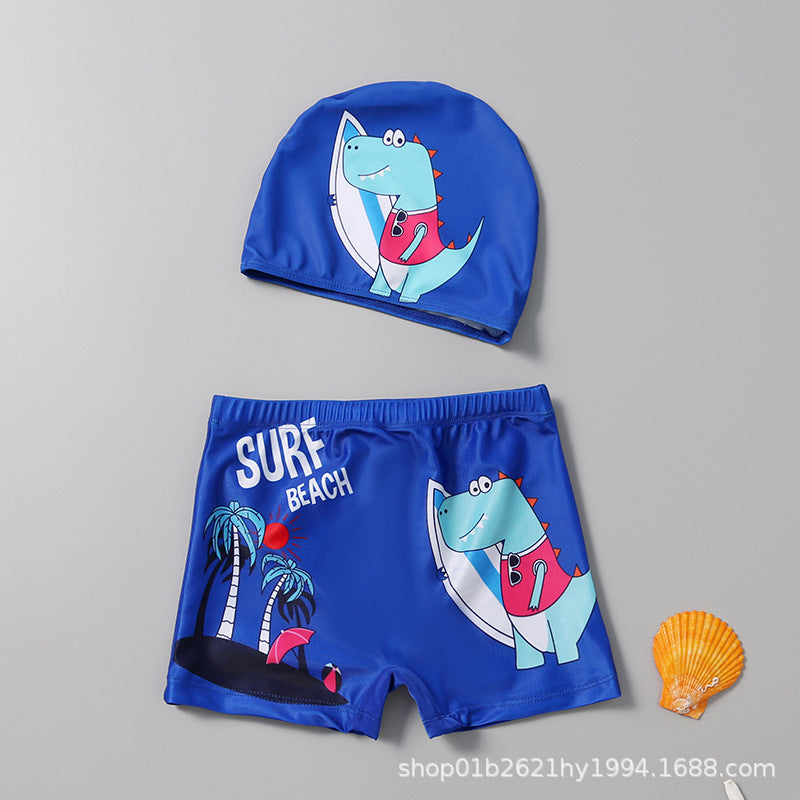Jungen Schwimmset mit fröhlichem Dinosaurier-Motiv EB