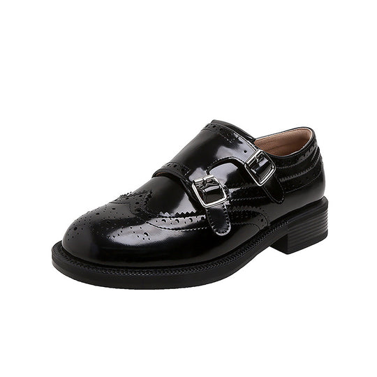 Damen Schnürschuhe mit doppeltem Riemen EB