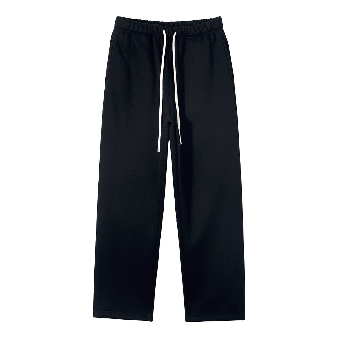 Damen nan weite Relax-Sweathose mit elastischem Komfortbund, kontrastierendem Kordelzug und geradem Bein EB