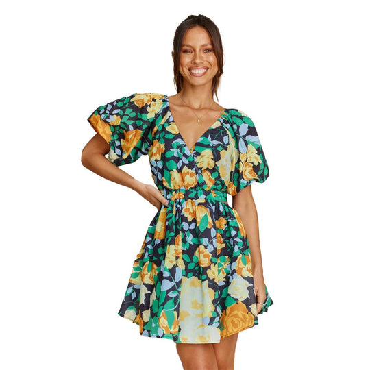 Damen Blumenkleid EB