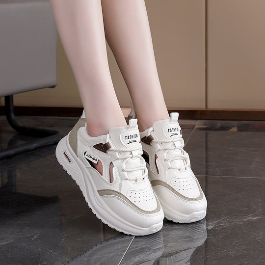 Damen Modische Sneakers mit atmungsaktivem Netzmaterial und dämpfendem Komfort EB