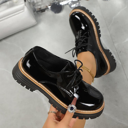 Damen Elegante und modische Schnürschuhe EB
